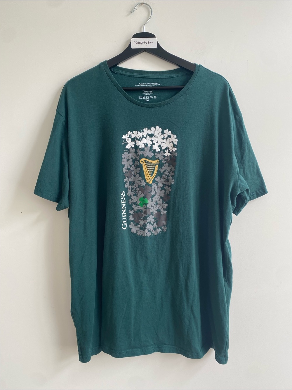 Guinness Green Floral Pint Graphic Tee